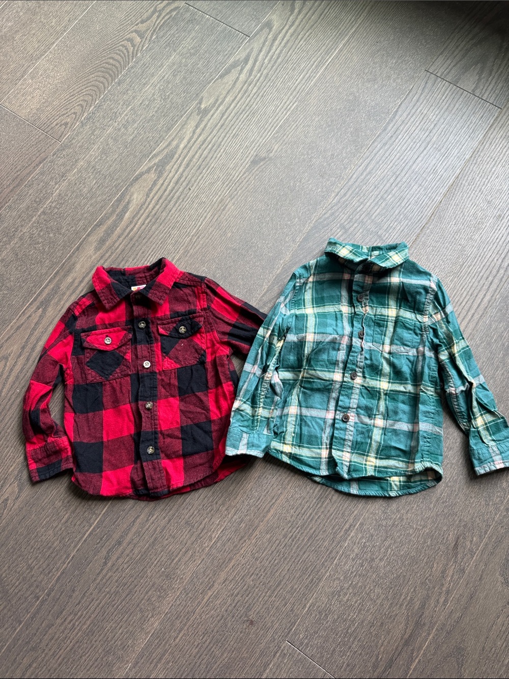 Toddler Plaid Flannel Shirts